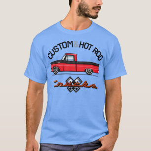 Aangepast rood en zwart t-shirt
