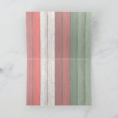 Aangepast rood groen weerspatroon met hout kaart (Binnen)