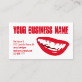 Aangepast rood optillen Tandgom na Visitekaartje (Voorkant)