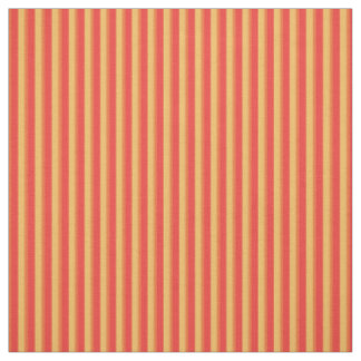 Aangepast rood Oranje gele striped patroon Stof