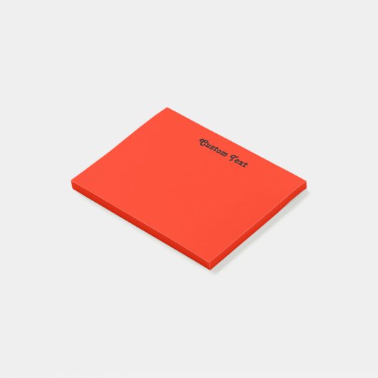 Aangepast rood/Oranje Post-it® Notes (Schuin)