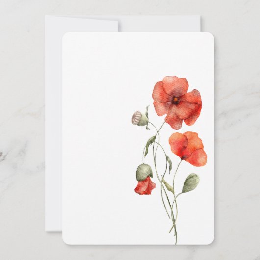 Aangepast rood pap tuinhout Vrijgezellenfeest Kaart (Achterkant)