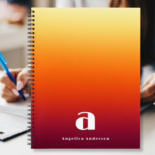 Aangepast rood Persoonlijk Notitieboek