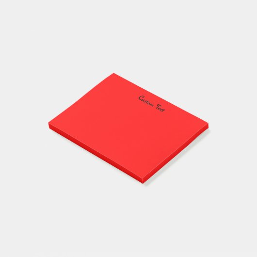 Aangepast rood post-it® notes (Schuin)