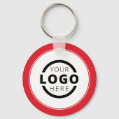 Aangepast rood promotiemateriaal voor bedrijven me sleutelhanger (Voorkant)