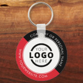 Aangepast rood promotiemateriaal voor bedrijven me sleutelhanger (Voorkant)