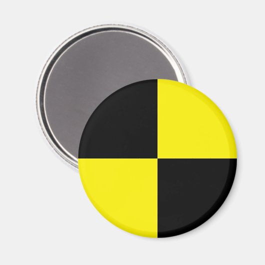 Aangepast rood verboden tekenfriemmagneet magneet (Voorkant / Achterkant)