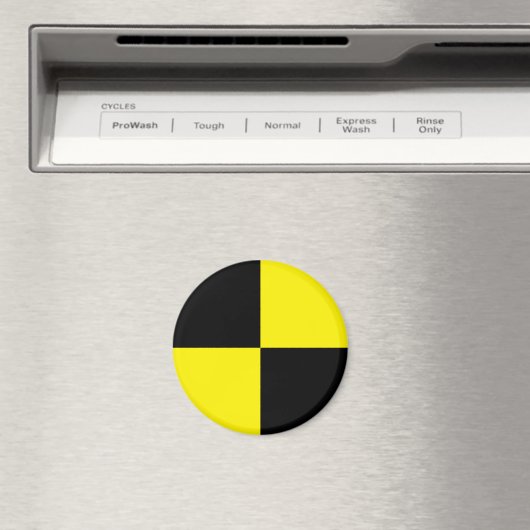 Aangepast rood verboden tekenfriemmagneet magneet (Insitu (Vaatwasser))