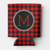 Aangepast rood zwart bufferpatroon controleren blikjeskoeler (Voorkant)