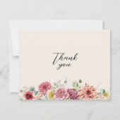 Aangepast Roos Bedankkaart (Voorkant)