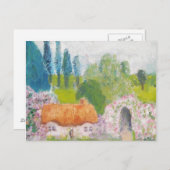 Aangepast roos briefkaart (Voorkant / Achterkant)