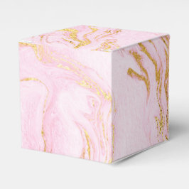 Aangepast Roos Gold Blush Pink Marble White Gift Bedankdoosjes