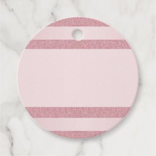 Aangepast Roos Gold Glitter Bekijk de lege Sjabloo Bedankjes Labels
