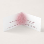 Aangepast Roos Gold Glitter look Modern Elegant Visitekaartje (Binnen)