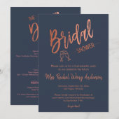 Aangepast Roos Gold Vrijgezellenfeest voor eenvoud Kaart (Voorkant / Achterkant)