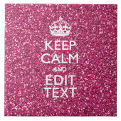 Aangepast Roos kalm houden Tegeltje (Voorkant)