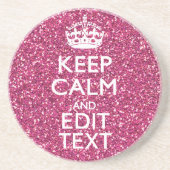 Aangepast Roos kalm houden Zandsteen Onderzetter (Voorkant)