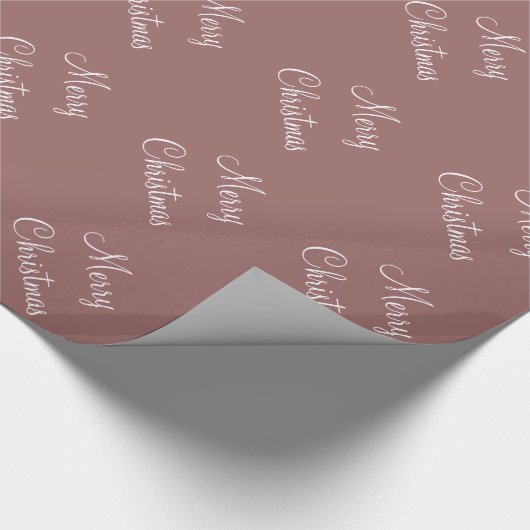 Aangepast Roos kerkkoper voor fijne kerst Brow ach Cadeaupapier (Hoek)