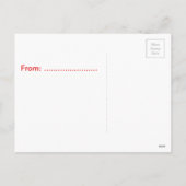 Aangepast Roos met 3d harten Feestdagenkaart (Achterkant)