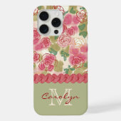 Aangepast Roos op zomervakantie met Waterverf iPhone Hoesje (Achterkant)