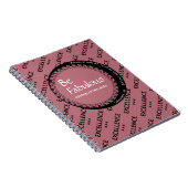 Aangepast Roos Roze FABULOUS Motivatie Notitieboek (Rechterzijde)