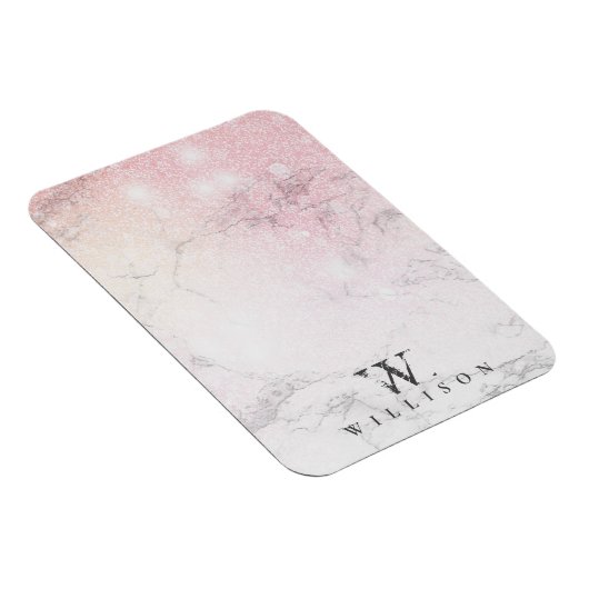 Aangepast roos van Marmer Glitter Magneet (Rechterzijde)