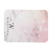 Aangepast roos van Marmer Glitter Magneet (Horizontaal)