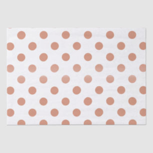 Aangepast Roos voor afdrukken Gold Polka Puntpapie Tissuepapier