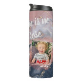 Aangepast Roos voor foto-Agate Dusty Blue Thermosbeker (Geroteerd rechts)