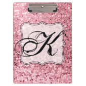 Aangepast Roos voor klembord Gold Glitter (Voorkant)