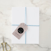 Aangepast Roos voor productbeschrijving Logo bedri Cadeaulabel (Met Touw)