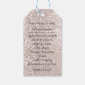 Aangepast Roos voor productbeschrijving Logo bedri Cadeaulabel (Achterkant)