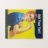 Aangepast: Rosie de Riveter, "We kunnen het!" Legpuzzel (Horizontaal)