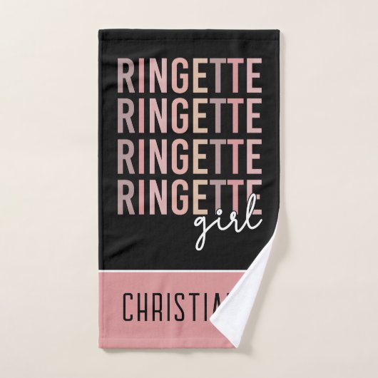 Aangepast rottenmeisje | Giften voor Ringette Play Handdoek (Handdoek)