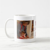 Aangepast roze Beste oma, ooit 2 Foto Mok (Links)