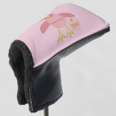 Aangepast roze bruidsmeisje Chick Golf Hoesje Golfheadcover (3/4 voorkant)