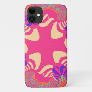 Aangepast roze Bubblegum Cross iPhone 11 Hoesje