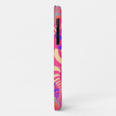 Aangepast roze Bubblegum Cross iPhone 11 Hoesje (Achterkant/links)