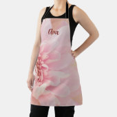 Aangepast  Roze Dahlia Apron Schort (Insitu)