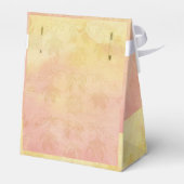 Aangepast roze gele Waterverf logo Hartelijk dank Bedankdoosjes (Achterkant)