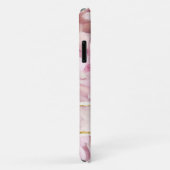 Aangepast roze goud Elegant gekleurde Floral Case-Mate iPhone Case (Achterkant/rechts)