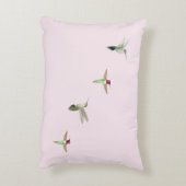 Aangepast roze kalkoenen accent kussen (Achterkant (Verticaal))