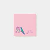 Aangepast roze kalkoenen post-it® notes (Voorkant)
