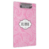 Aangepast roze klembord van Paisley (Rechts)