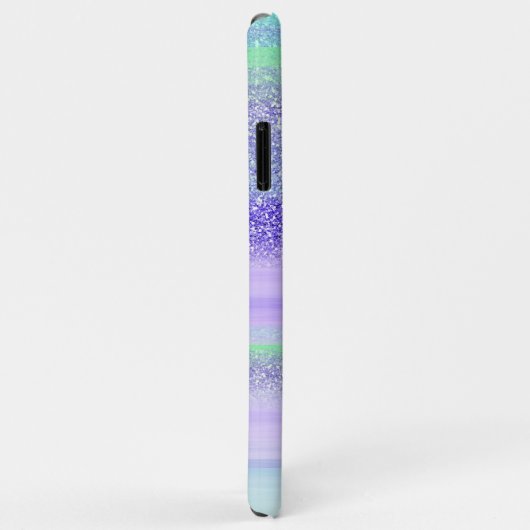 Aangepast roze kleuren groen Paarse striptiepatroo Case-Mate iPhone Case (Achterkant/rechts)