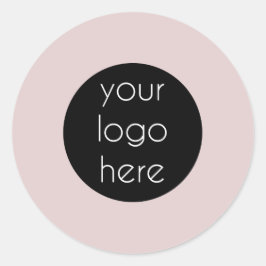 Aangepast roze label voor zakelijk Logo