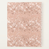 Aangepast roze leslokaal voor leslokaal met glitte planner (Achterkant)