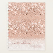 Aangepast roze leslokaal voor leslokaal met glitte planner (Voorkant)
