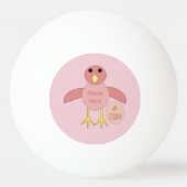 Aangepast roze meisje van 1000 pingpongbal (Achterkant)