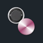 Aangepast roze Paarse kleur Legante lege Sjabloon Magneet<br><div class="desc">Aangepast roze Paarse kleur elegant blanco Sjabloon klassieke ronde magneet.</div>